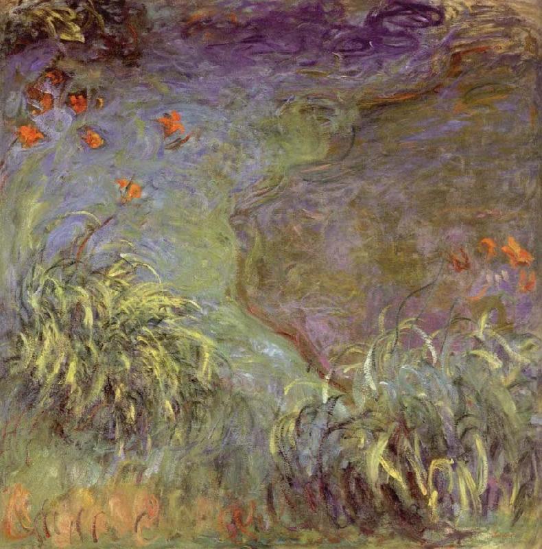 Day Lilies on the Bank, Claude Monet